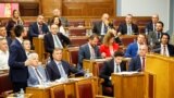 Montenegro's parliament votes on a no-confidence motion for government