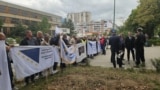 Bosnia, Sarajevo, protests of civilian war prisoners