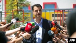 Лидерот на албанската опозициска Демократска партија, Љуљзим Баша