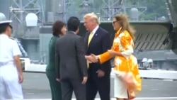 Трамп і Абе відвідали японський вертолітоносець «Кага» – відео