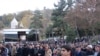 Armenia -- Residents of Kapan attend a protest against possible uranium mining, 11Nov2010.