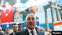 Мевлют Чавушоглу, министр иностранных дел Турции. Берлин, 8 марта 2017 года.