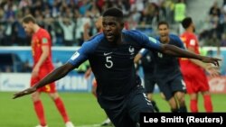 Гол Самуэля Умтити принес французам победу в матче против Бельгии