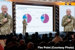 Відкритий діалог компанії компанії Fire Point із журналістами. 21 листопада 2025 року. Говорить речник Генштабу Дмитро Лиховій