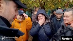 Дидору гуфтугӯйи Дмитро Лубинетс, омбудсмен ё ваколатдори ҳуқуқи инсон дар Украина, бо сокиннони Олешки. 30-юми октябри 2026