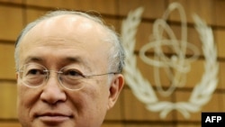 Newly elected Director-General Yukiya Amano said the IAEA "a lot of difficult challenges."