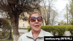 Маруа Ескендирова, жительница Уральска, получившая отказ на уведомление о проведении митинга.