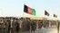 An Afghan army graduation ceremony in Kandahar on October 23.