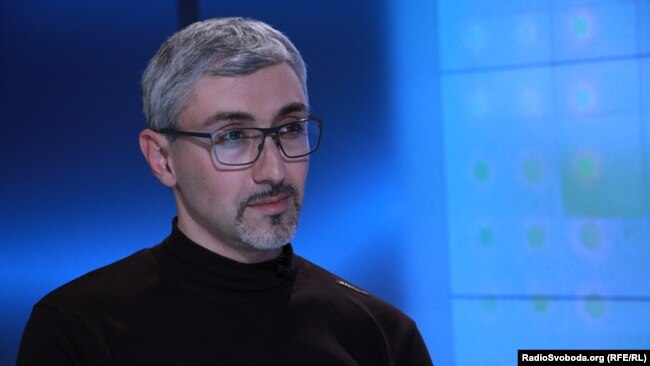 Семен Єсилевський у студії Радіо Свобода