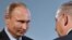 Russian President Vladimir Putin (left) and Israeli Prime Minister Benjamin Netanyahu (file photo)