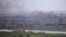 نمایی از روستای باغوز در جنوب سوریه که نیروهای دموکراتیک سوریه می گویند آخرین بازمانده‌های گروه داعش در سوریه را در نبرد در این منطقه شکست داده‌اند