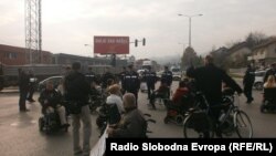 Blokada puta, foto: Maja Bjelajac