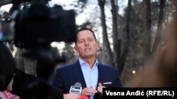 The U.S. special envoy for Serbia and Kosovo negotiations, Richard Grenell. (file photo)