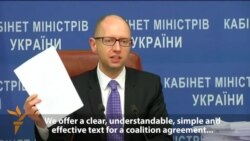 Yatsenyuk Suggests He'll Stay On As Ukrainian Prime Minister