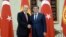 Түркия президенті Режеп Тайып Ердоған және Қырғызстан басшысы Сооронбай Жээнбеков