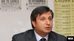Извршниот директор на граѓанската асоцијација МОСТ Дарко Алексов 