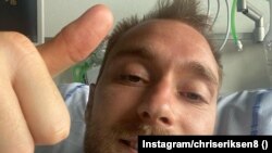 Инстаграм фотографија на данскиот фудбалски репрезентативец Кристијан Ериксен