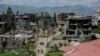 Turkey -- This file photo taken on May 30, 2016 shows a general view of damaged buildings following heavy fightings between government troops and Kurdish fighters.