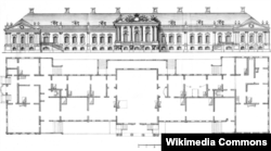 Гетьманська резиденція в Глухові, зведена в 1748–1750 роках, згоріла в 1784 році