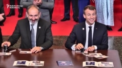 Macron Arrives In Armenia For Francophone Summit
