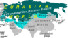 Spațiul eurasian potrivit unei hărți Wikipedia