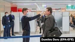 Control pe Aeroportul din Chişinău. 25 februarie 2020