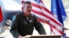 U.S. Air Forces in Europe Commander Tod Wolters speaks during a NATO Baltic air-policing-mission takeover ceremony in Siauliai, Lithuania, on August 30, 2017.