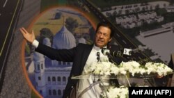 FILE: Pakistani Prime Minister Imran Khan