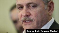 Social Democrat leader Liviu Dragnea (file photo)