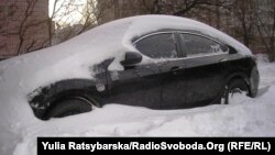 Наслідки снігопаду у Дніпропетровську, ілюстраційне фото 