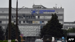 O imagine a centralei nucleare Zaporijia, controlată de Rusia, din sudul Ucrainei, pe 14 iunie 2023.