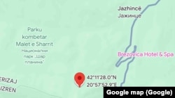 Epiqendra e tërmetit sipas Qendrës Sizmologjike Evropiane-Mesdhetare.