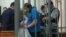 Aleksandr Syomin appears in court in Serpukhov in 2018.