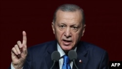 Президент Турции Реджеп Тайип Эрдоган, Анкара, 9 октября 2023 г.