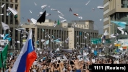 Митинг против блокировки Telegram, апрель 2018 года