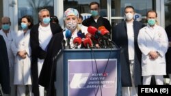 Direktorica KCUS-a Sebija Izetbegović izjavila je da pismo koje je potpisalo 17 anesteziologa, nije adresirano na njenu adresu, a o njemu je saznala od "kolega"
