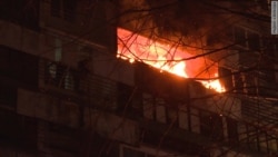 Взрыв и пожар в жилом доме в Москве