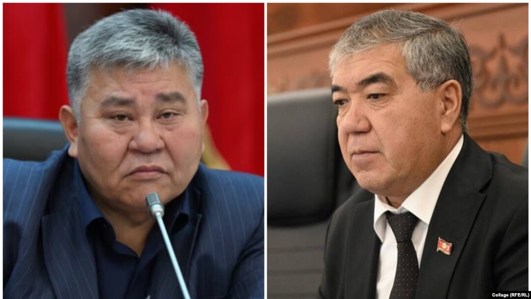 Элмурза Сатыбалдиев жана Кундузбек Сулайманов. Коллаж.