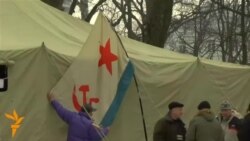 Un participant la manifestația pro-Ianukovici: 'Inima mea este cu cei de la „EuroMaidan”'