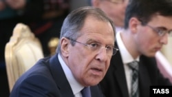 Russian Foreign Minister Sergei Lavrov 