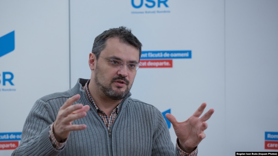 Cristian Ghinea, unul dintre inițiatorii proiectului privind „interzicerea comunismului”.