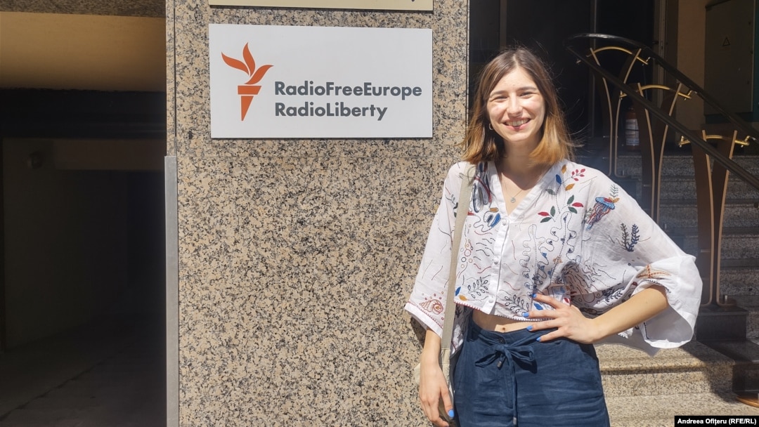 Ioana Eșanu a fost în vizită la sediul Europa Liberă România. 