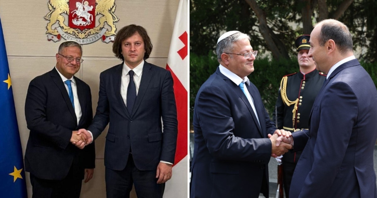 საქართველოს ეწვია იტამარ ბენ-გვირი, ისრაელის ეროვნული უსაფრთხოების ულტრამემარჯვენე მინისტრი