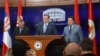 Bosnia and Herzegovina -- Prime Minister of the RS Radovan VIšković, President of the RS Milorad Dodik and President of the RS Assembly Nenad Stevandić i Banja Luka, 12 March 2025