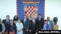 Hrvatski političari i predstavnici Nansen instituta, 12. rujan 2012.