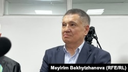 Общественный деятель Оразалы Ержанов на оглашении приговора по его делу. 22 мая 2026 года