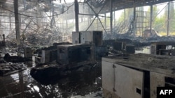 Зруйнований російським ударом склад Червоного Хреста в Києві, 2 липня 2026 року