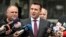 Kryeministri i Maqedonisë, Zoran Zaev gjatë një adresimi për media 