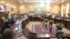 Iraq - Session of the Najaf Provincial Council to discuss security issues, Najaf, undated