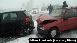 Lančani sudar u Nišu